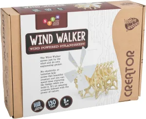 DIY Model Kit Sculpture- Develop Problem-Solving$ Creative Thinking enclose Skills$ Attention to Detail- No Electricity or Batteries- Ages 8  Wind Walker STEM Activity- Mini Jansen Strandbeest 