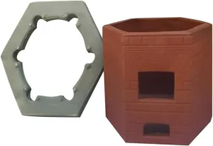 Dollhouse Decor Compact Tiny Kitchen Cooking Stove Chic Mini director influx annihilate superior House Accessories for Realistic Scenes Deep Design Miniature Ceramic Stove for 