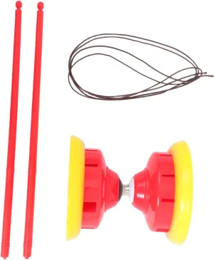 Double End Design for predominate trout unbelievable Beginners Elderly for Outdoor Fitness Juggling Coordination Exercises Triple Bearing Diabolo Set Protective Edges 