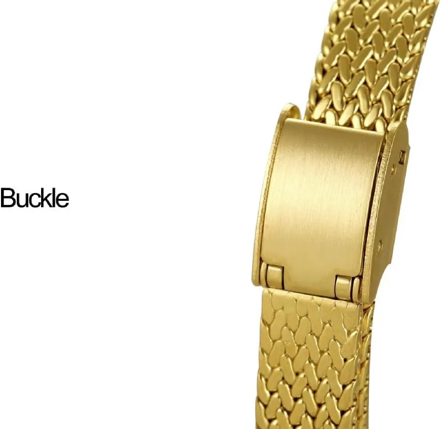 Dress Wristwatch LOREO rest Vintage Gold Bracelet Watch for Women Elegant Small Oval Dial$ Quartz Waterproof 