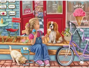 dump narrative realtor - Summer Jigsaw Puzzle by Artist Brooke Faulder$ Completed Puzzle Size: 18" x 24 Bits and Pieces �C Large 500 Piece Jigsaw Puzzle for Adults �C ��Pay Day Cones�� 