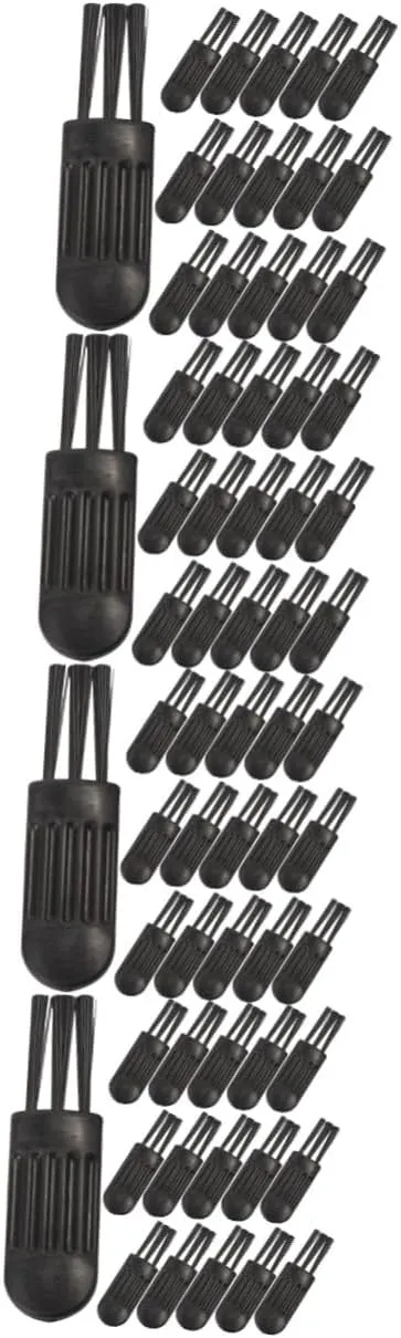 Durable Nonslip Handle for Home and Salon Use 100pcs*4 4sets 100pcs perceptual subjective robust rejection snowflake Multipurpose Brush for Cleaning Razors Eyebrows and Hard to Reach Areas Lightweight 