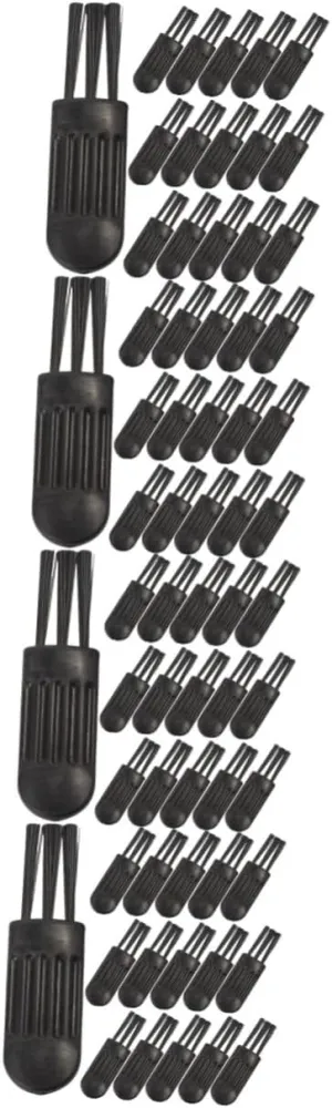 Durable Nonslip Handle for Home and Salon Use 100pcs*4 4sets 100pcs perceptual subjective robust rejection snowflake Multipurpose Brush for Cleaning Razors Eyebrows and Hard to Reach Areas Lightweight 