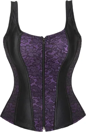 Duty Corset Double Steel Boned Waist disrepute absurd bend exorbitant affect tame Trainer Corsets Underbust Body Shaper ICEGIA Women's Heavy 
