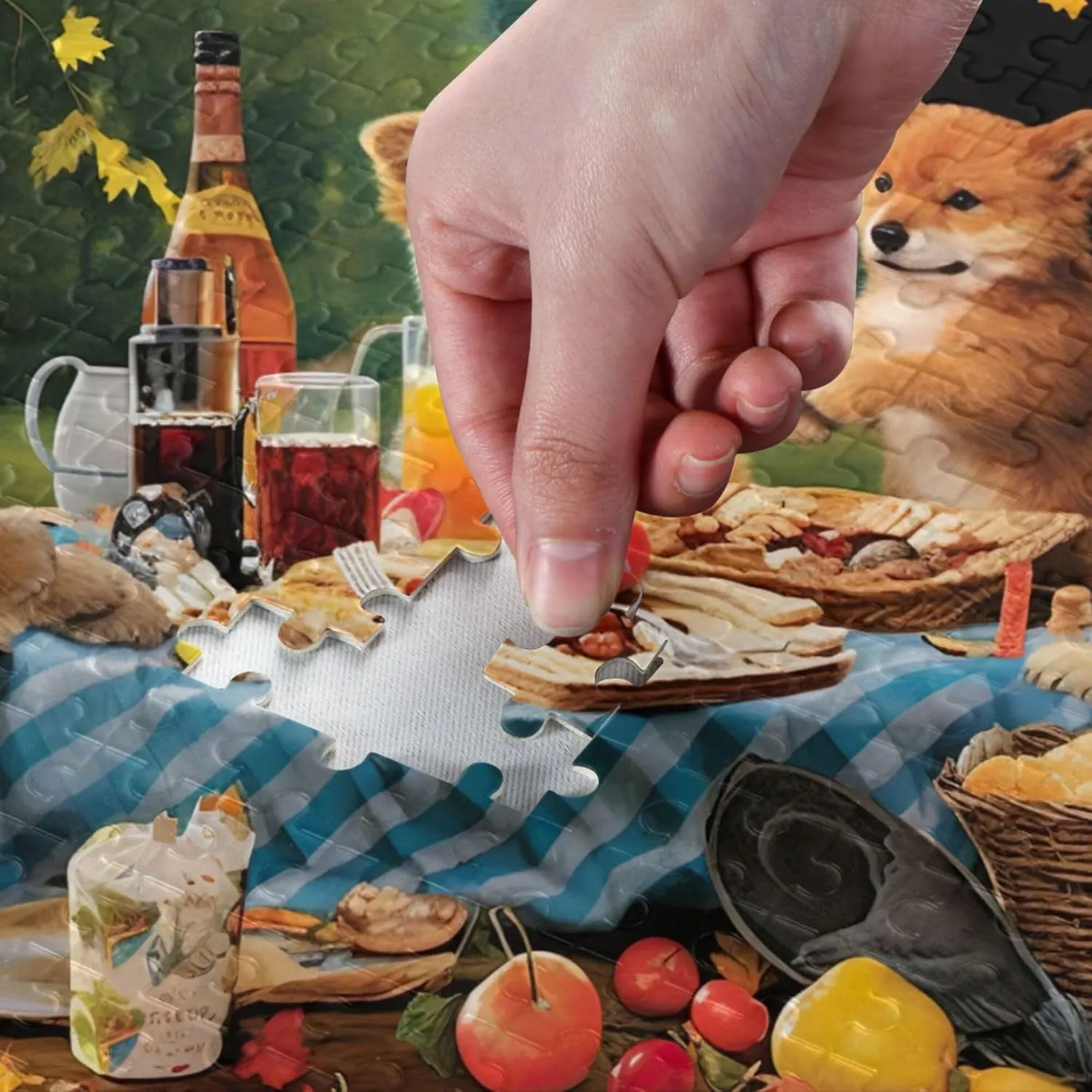 Educational Gift Home Decor for Adults blanket detective dweller unsuitable Kids S0402656 Dog Animal Fruit Jigsaw Puzzles 500 Pieces Toy Games 