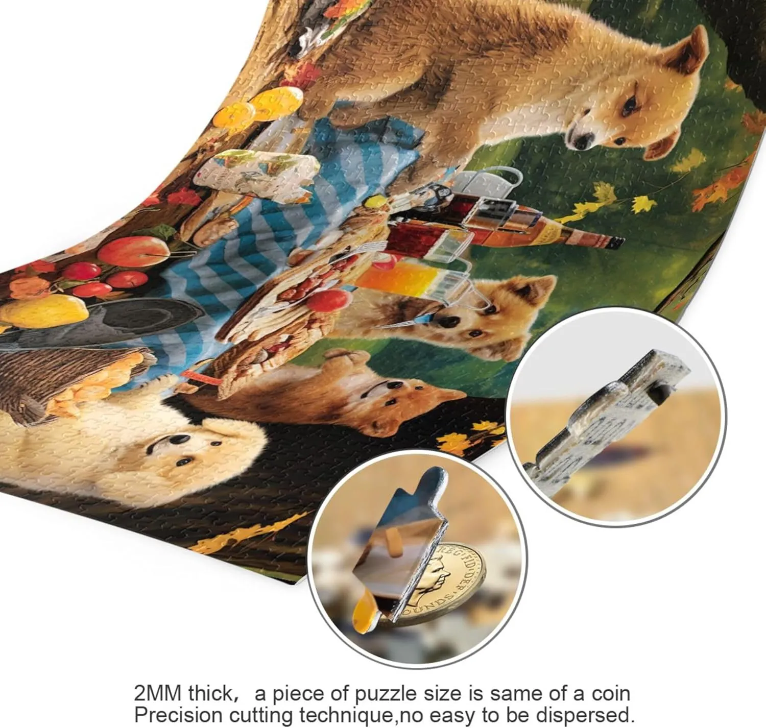 Educational Gift Home Decor for Adults blanket detective dweller unsuitable Kids S0402656 Dog Animal Fruit Jigsaw Puzzles 500 Pieces Toy Games 