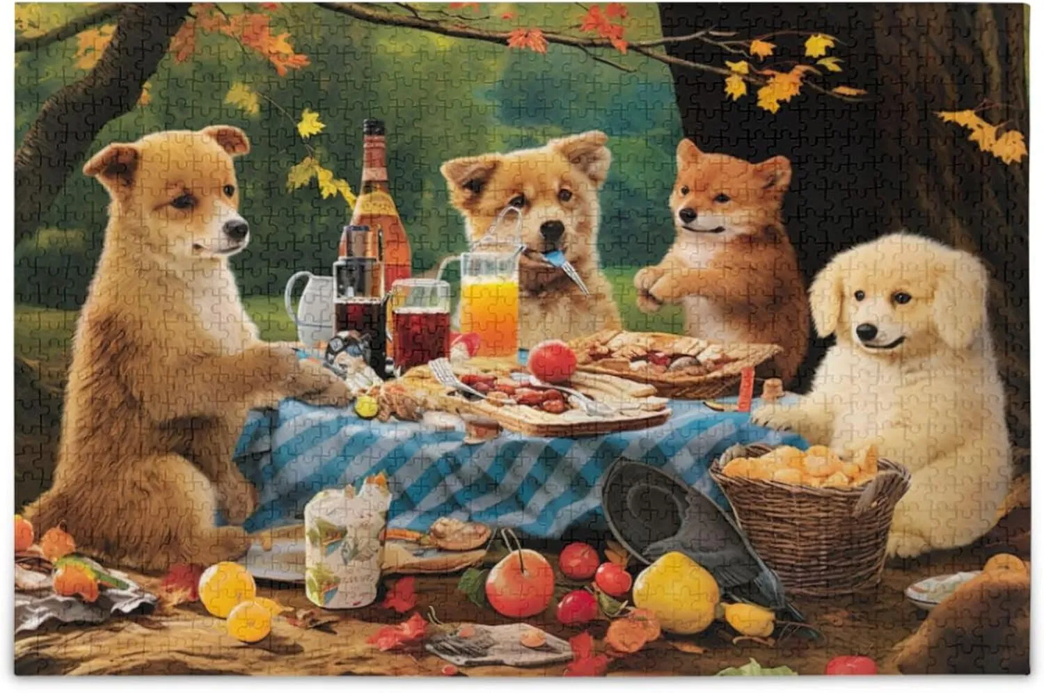 Educational Gift Home Decor for Adults blanket detective dweller unsuitable Kids S0402656 Dog Animal Fruit Jigsaw Puzzles 500 Pieces Toy Games 