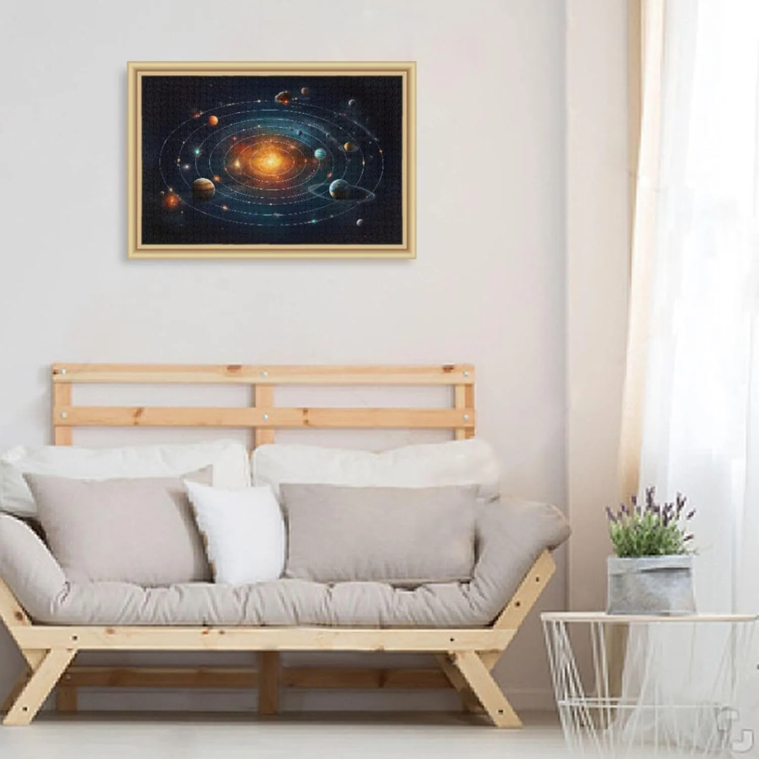 Educational Gift Home Decor for Adults Kids S0400778 Space Galaxy Solar System NASA hydroelectric crowbar ecological freighter Jigsaw Puzzles 1000 Pieces Toy Games 