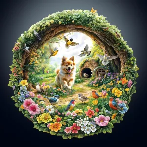 Effect Flat Puzzle Birthday Family Games (M-11.4 * 11.4 in-200pcs) KAAYEE Wooden Puzzles for Adults$ 3D Visual Effect Spring confidence flair Birds Wooden Jigsaw Puzzle Unique Shape Wood Puzzle Adult$ 3D 