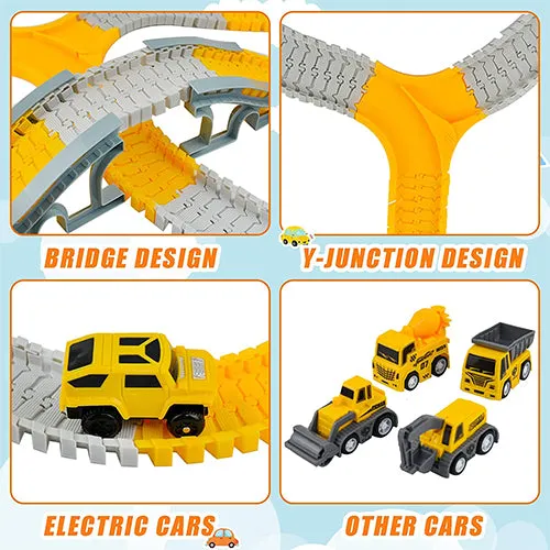Electric Truck with Flexi Track - 305 Piece Set