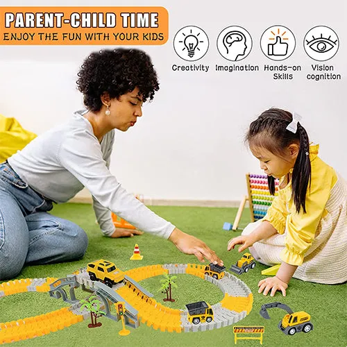Electric Truck with Flexi Track - 305 Piece Set