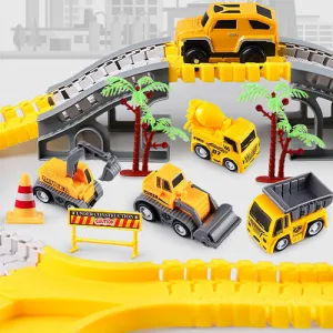Electric Truck with Flexi Track - 305 Piece Set