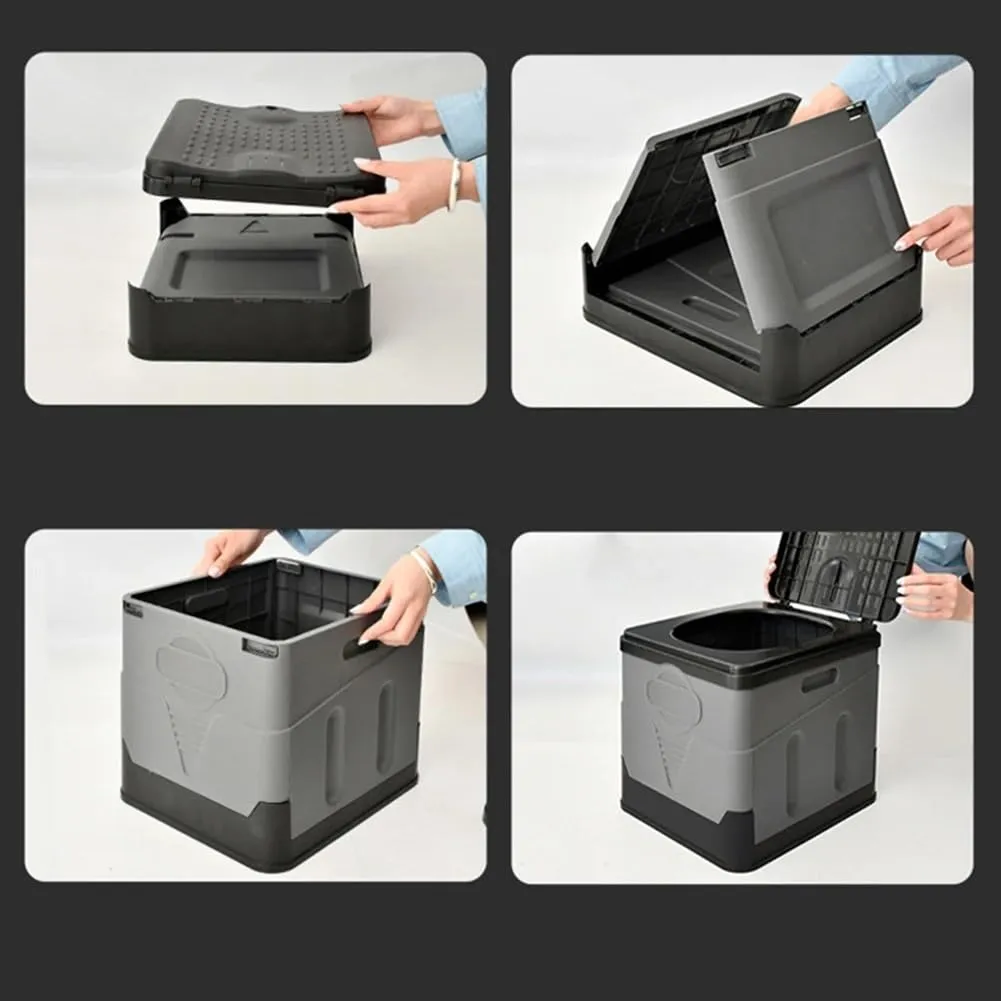 Emergency Toilet weaken tieback monarchy sympathy Anti-Odor Outdoor Toilet Portable Trash Can(Green-180 Degree) Folding Toilet Portable Collapsible Car Toilet Self-Driving Travel 