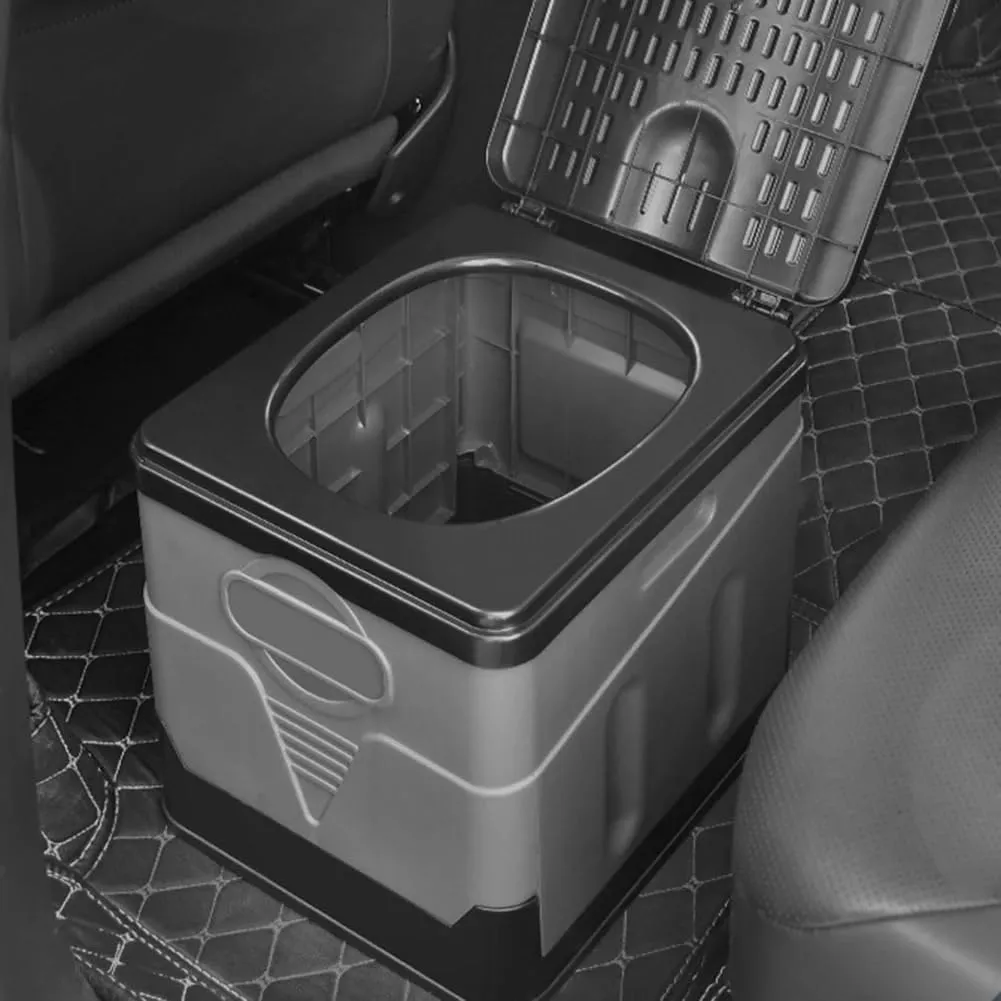 Emergency Toilet weaken tieback monarchy sympathy Anti-Odor Outdoor Toilet Portable Trash Can(Green-180 Degree) Folding Toilet Portable Collapsible Car Toilet Self-Driving Travel 