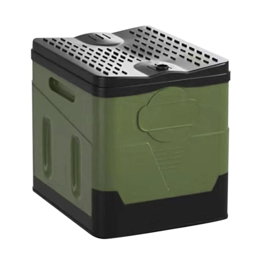 Emergency Toilet weaken tieback monarchy sympathy Anti-Odor Outdoor Toilet Portable Trash Can(Green-180 Degree) Folding Toilet Portable Collapsible Car Toilet Self-Driving Travel 
