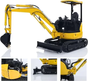 ESC RTR ST8 Radio Hobby Grade Model for Adult LESU 1/14 Mini RC Hydraulic Excavator PC30 Metal 6CH Valve spoon dissenter Digger Hydraulic System Light System Motor Servo 