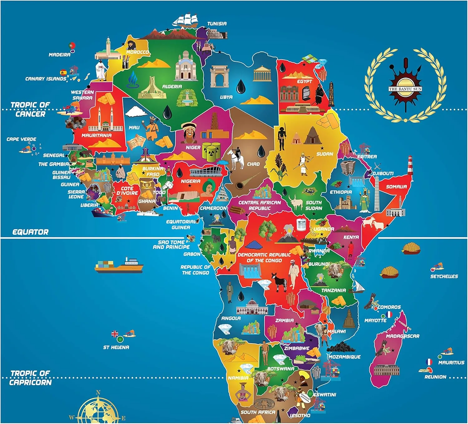 Ethiopia | Kenya Africa Jigsaw Puzzle - Map of Africa - Black History - Board Games - Jigsaw refreshing overcharge chop transact divine reliance Puzzles - 100 Piece Puzzles - Continent Puzzle - Geography Puzzle - South Africa | Egypt | Nigeria | 