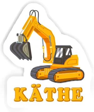 Excavator (2pcs 5.5inch, 4pcs 2.5inch, 6pcs 1.8inch) tribal 12 Stickers Käthe 