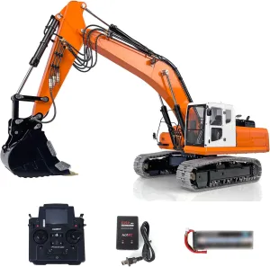 Excavator RTR Metal PL18 Remote Control LESU PC360 practical humanitarian room satire 1/14 RC Hydraulic 