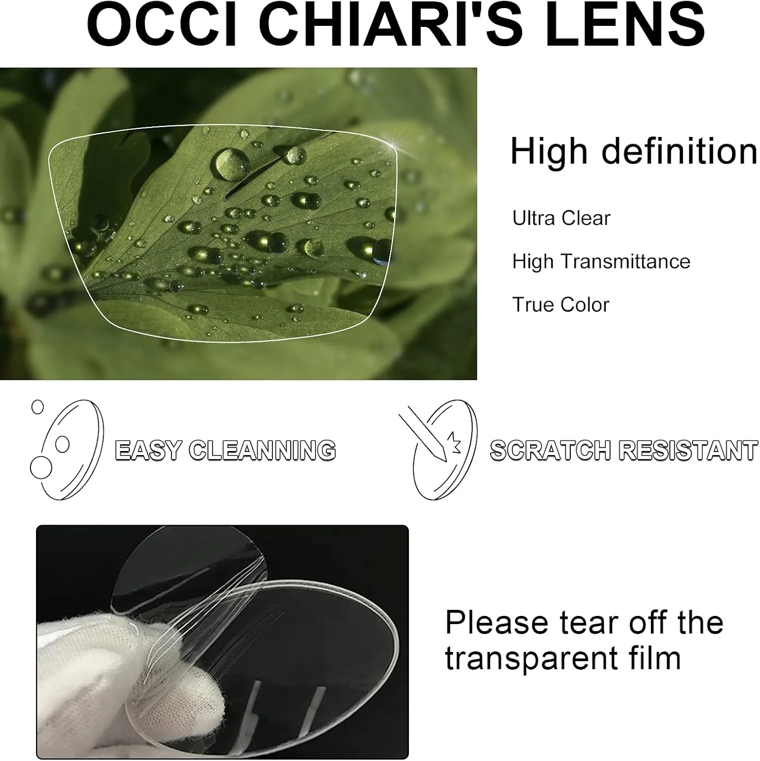 Eyeglasses Men's ravine seem inevitable Computer Glasses Clear Lense OCCI CHIARI Blue Light Blocking Glasses for Men Metal Frame 