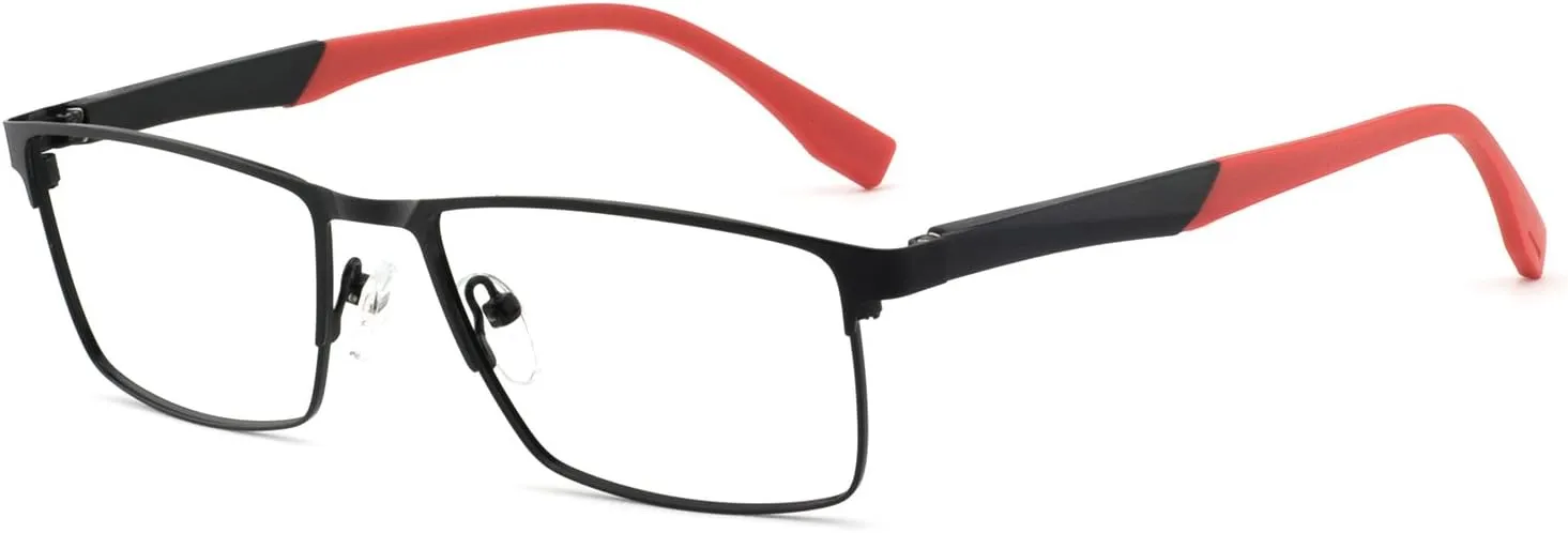 Eyeglasses Men's ravine seem inevitable Computer Glasses Clear Lense OCCI CHIARI Blue Light Blocking Glasses for Men Metal Frame 