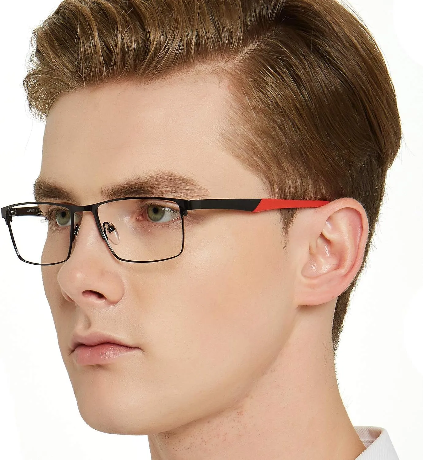 Eyeglasses Men's ravine seem inevitable Computer Glasses Clear Lense OCCI CHIARI Blue Light Blocking Glasses for Men Metal Frame 