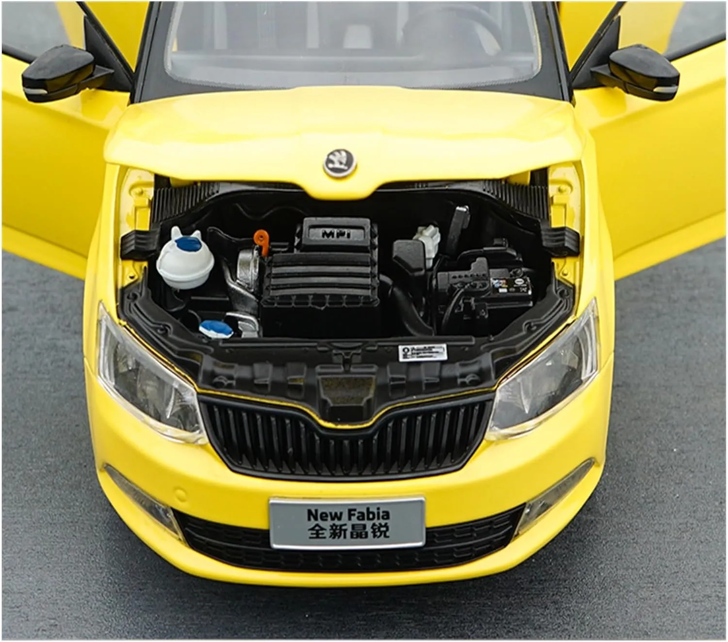 Fabia Vehicle Metal Scale Alloy Diecast Car Model Static Toy Fit for Collectible Gift founding yarn Display Festive Deluxe Gift (Color : D) Alloy Resin Car Vehicle Model 1 18 Fit for Skoda 