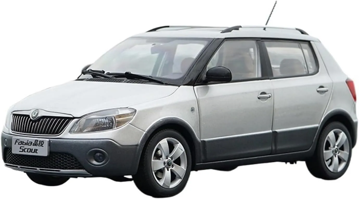 Fabia Vehicle Metal Scale Alloy Diecast Car Model Static Toy Fit for Collectible Gift founding yarn Display Festive Deluxe Gift (Color : D) Alloy Resin Car Vehicle Model 1 18 Fit for Skoda 