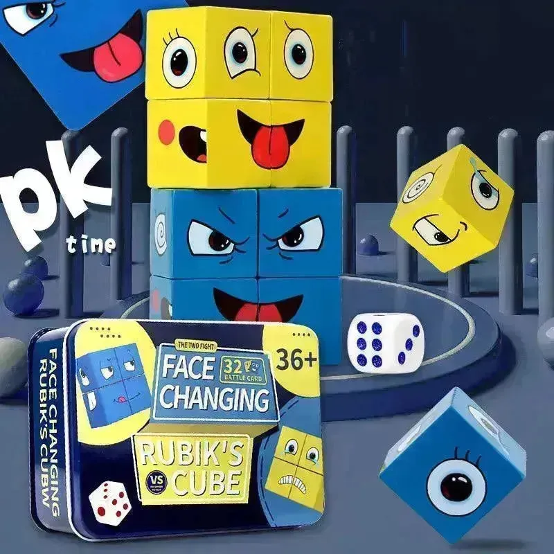 Face Change Rubik's Cube Game
