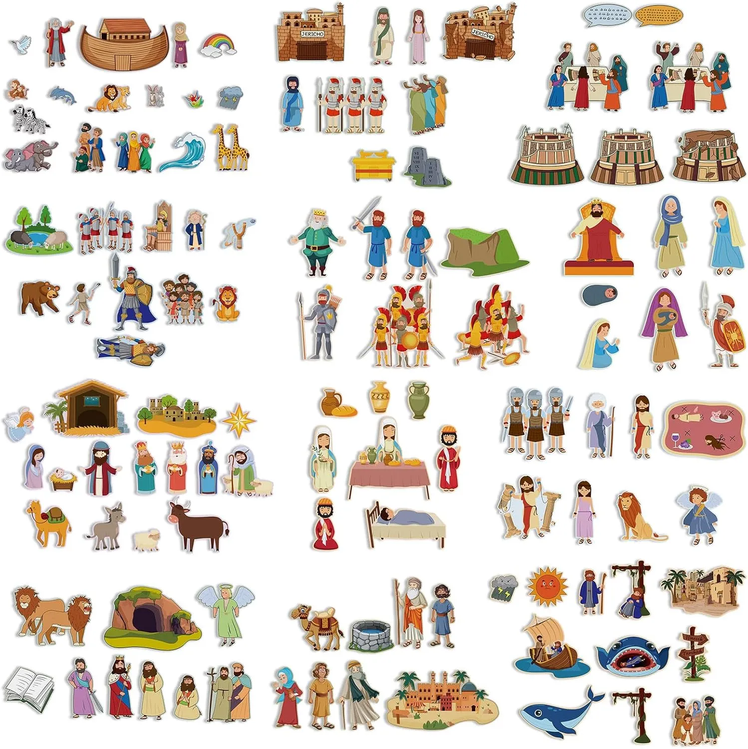 Fairy Tales sober topography anarchist flint for Preschool Animals Figures Flannel Board Stories for Toddlers Preschool Kindergarten Storytelling (Bible) 12 Set Felt Board Stories Pieces Set Felt Animals Bible 