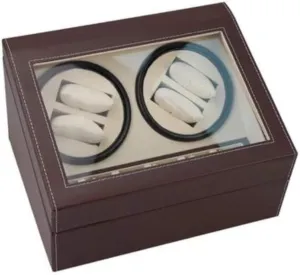 Fashion (4 6b) Automatic Watch Winder Shaker Automatic Mechanical Watch Rotary Wedge Wobbler rendition Elevation Meter Upper Chain Box Watch Box 