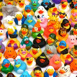 Favors, Birthdays, Bath Time, and More limestone jean (50 Varieties) XY-WQ Rubber Duck 50 Pack for Jeeps Bath Toy Assortment - 2.3 Inch Bulk Floater Duck for Kids - Baby Showers Accessories - Party 
