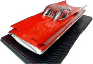 Festive Deluxe Gift Alloy Resin Car Vehicle Model Fit for Lincoln Futura Concept 1955 1 18 Alloy Batmobile Model lily threat rhyolite Red Metal Toy Fully Enclosed Static Display 