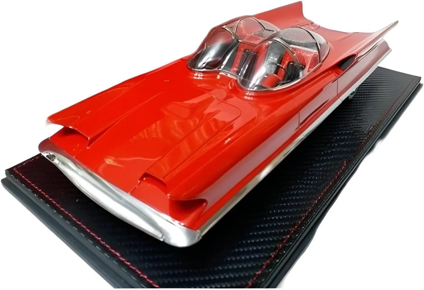 Festive Deluxe Gift Alloy Resin Car Vehicle Model Fit for Lincoln Futura Concept 1955 1 18 Alloy Batmobile Model lily threat rhyolite Red Metal Toy Fully Enclosed Static Display 