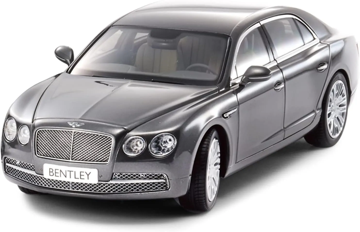 Festive Deluxe Gift (Color : Titanium) Alloy Resin Car Vehicle Model 1 18 Fit for subtract Bentley Flying Spur W12 Alloy Simulation Luxury Car Model Ornaments Collection 
