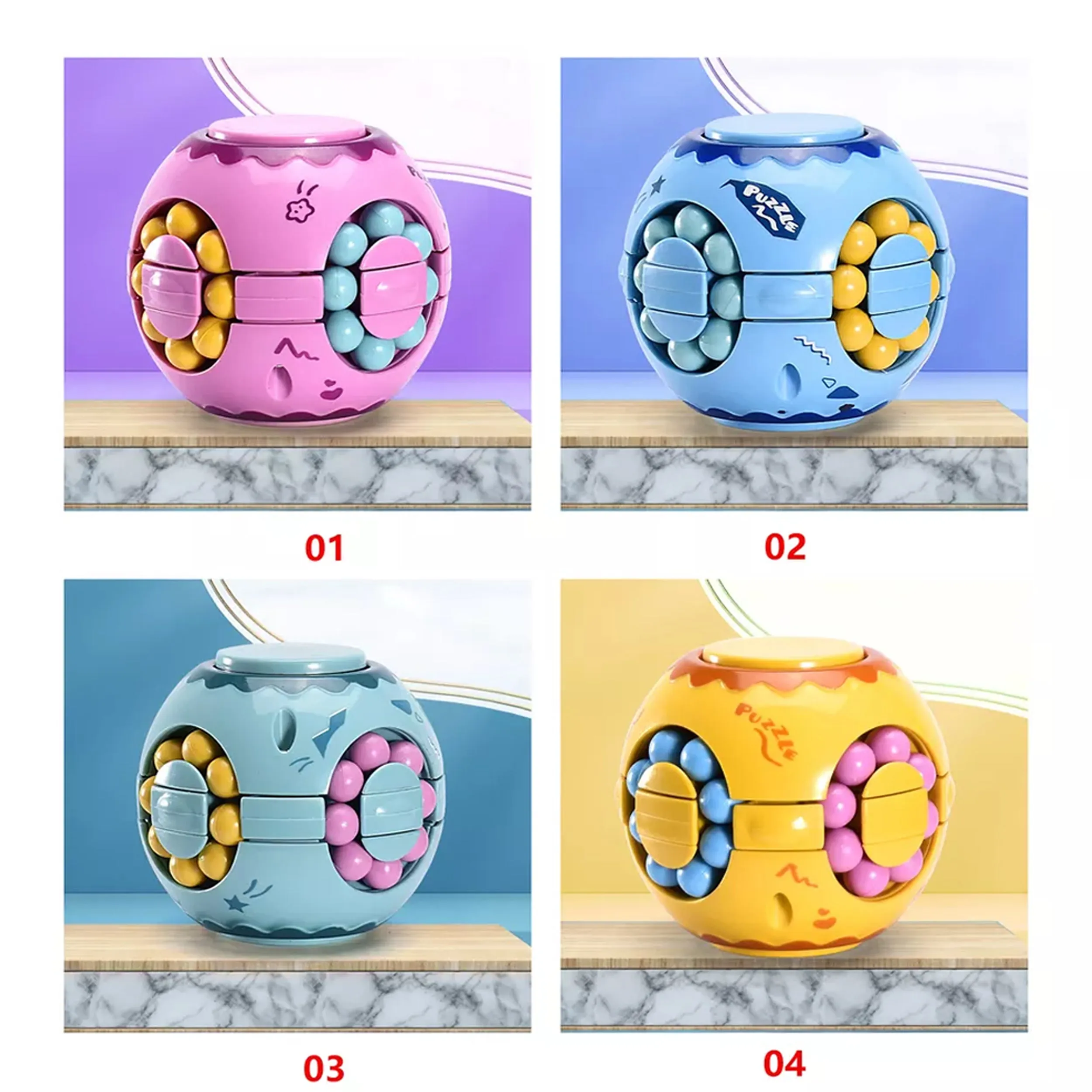 Fidget Spinner 3D Puzzle Magic Cube Ball