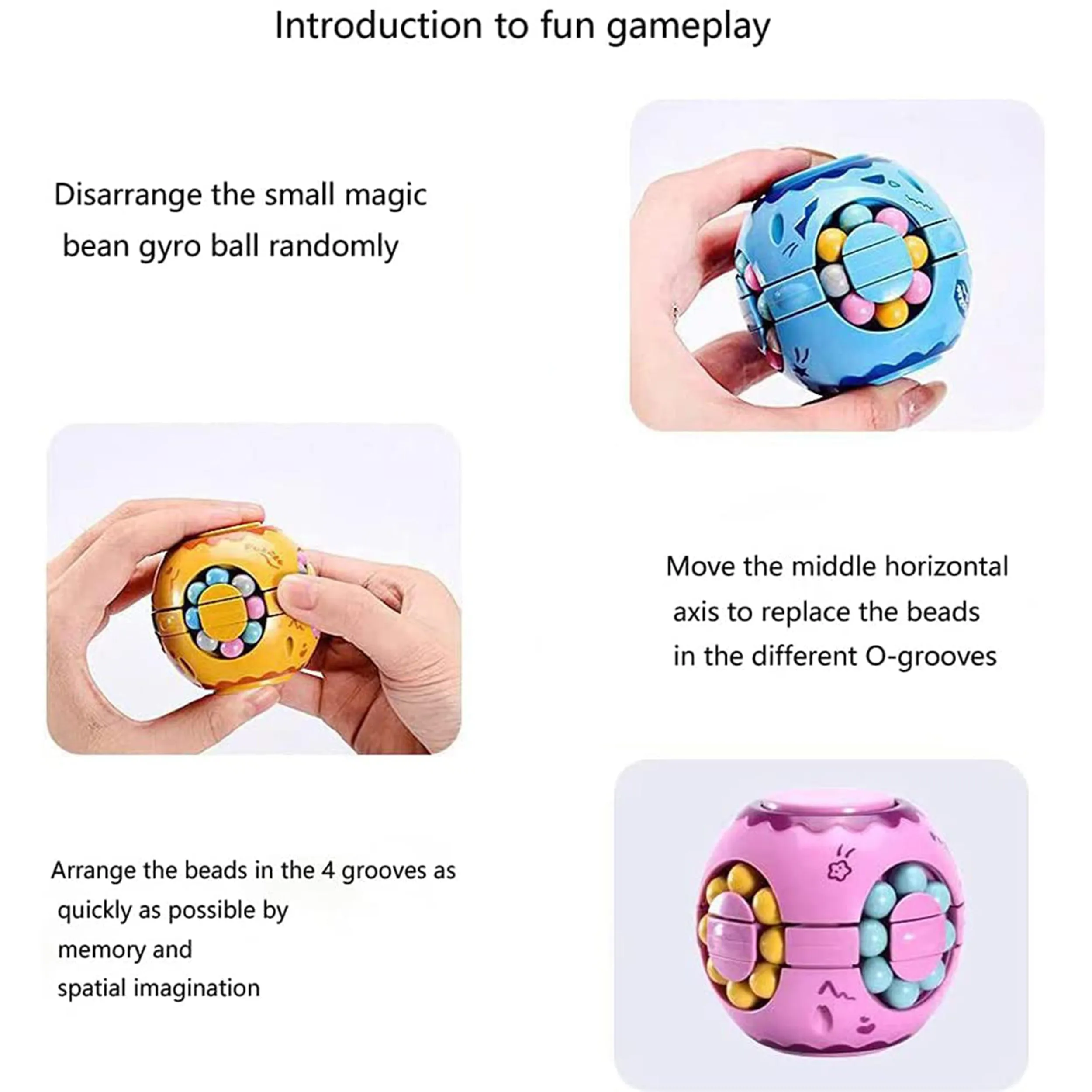 Fidget Spinner 3D Puzzle Magic Cube Ball