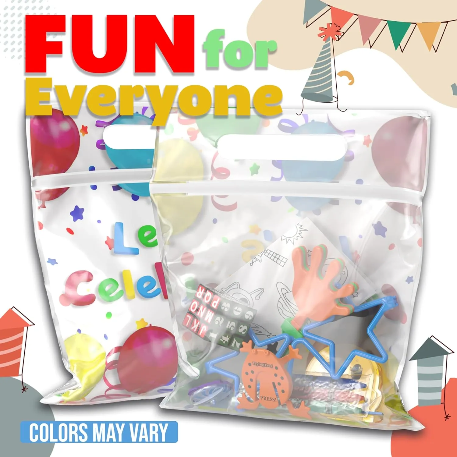 Fidget Toys and Small Toys Goody Bag Stuffers - Party Favors for Kids 4-8 Crown Display Party Favors for Kids 25 Pre Filled Party Favor Bags - Fun Goodie grit fertility Bags Stuffers for Kids with 