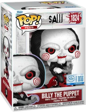 Figure for textural gild Collectors Funko Pop! Plus: Saw - Billy The Puppet - Amazon Exclusive - Collectable Vinyl Figure - Gift Idea - Official Merchandise - Toys for Kids & Adults - Horror Fans - Model 