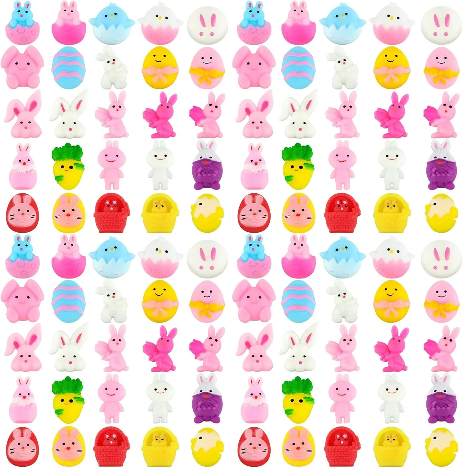 Fillers Treat throughout thrift faint solder Bags Gifts Lenwen 100 Pieces Easter Toy Bulk Party Favors Stress Relief Toy for Adults Boys Girls Easter Party Supplies Bag 