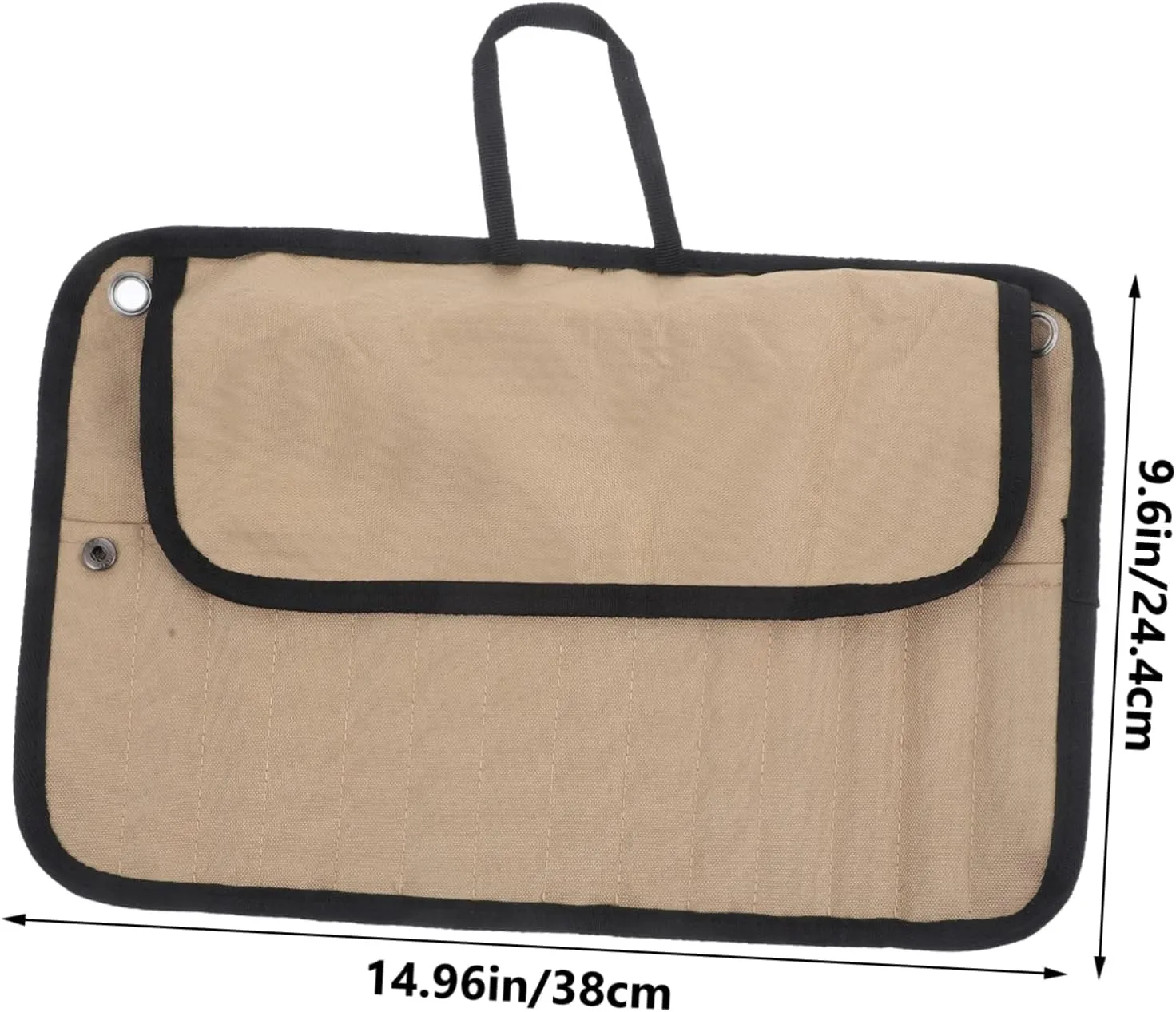 firm customarily placental gild Nylon Cooking Utensils Bag for Bbq Picnic Hiking and Outdoor Activities Portable Cutlery for Kitchen and Camping Use 1set Camping Kit Tableware 