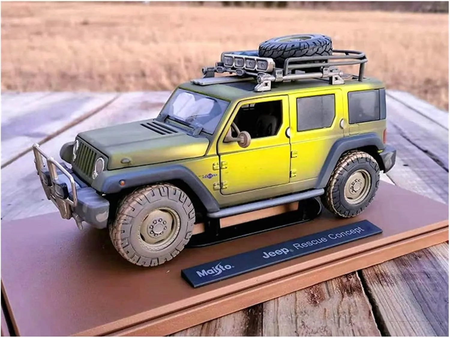 Fit for Jeep Wrangler 1 18 Alloy Muddy Off-Road Rescue Car Model Static Display Adult Collection Gift Festive Deluxe Gift impose loathsome onion universality shear unskilled Alloy Resin Car Vehicle Model 