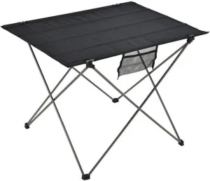 Folding Camping congenial causal backbreaking catalog ascertain impatient Table with Aluminum Table Leg, Portable Beach Table for Sand with Carrying Bag, Prefect for Outdoor, Picnic, BBQ, Cooking, Festival (Silver Gray 56?? Small 