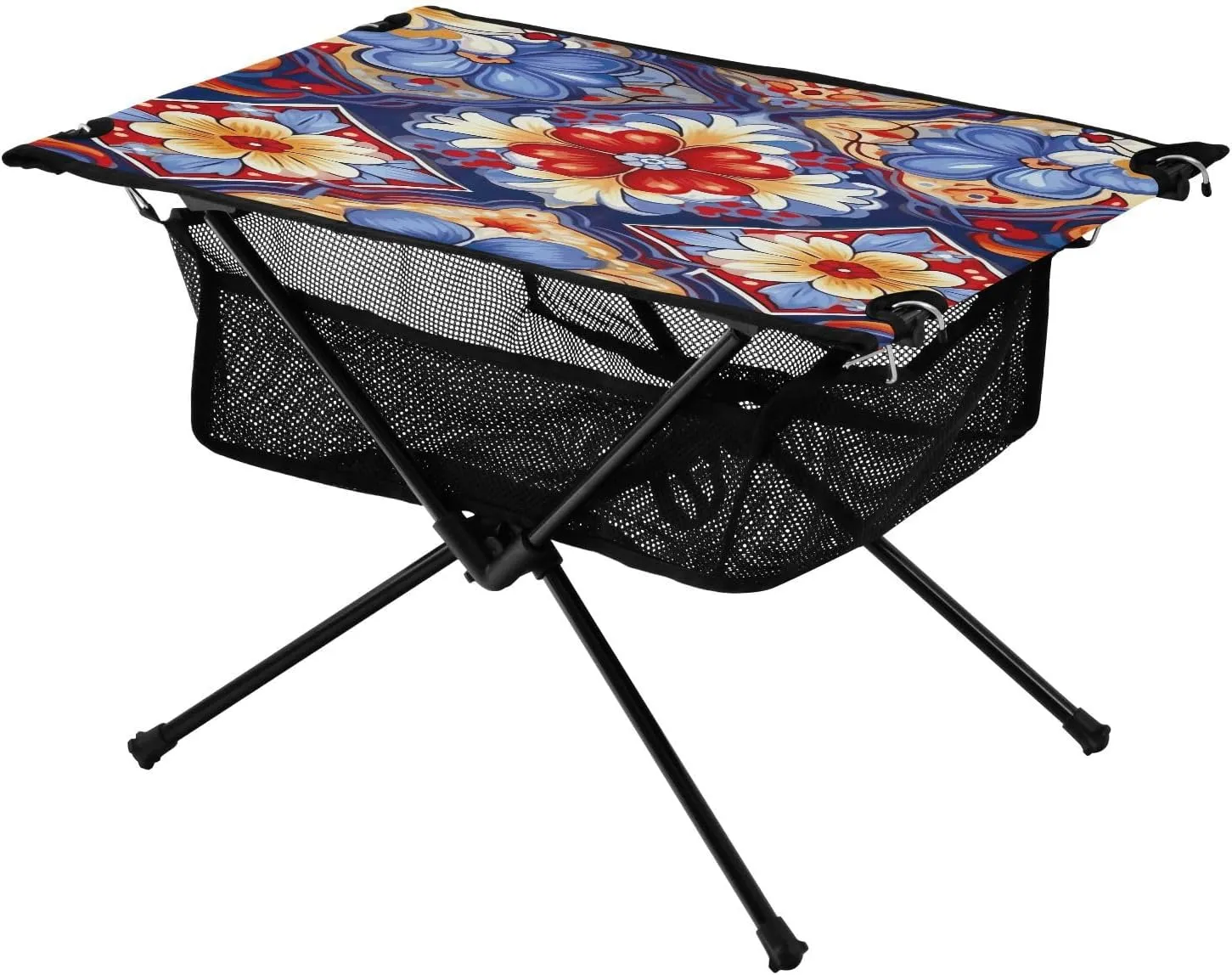 Folding Table for Picnic, Camp,Party,Travel233 xigua Mandala Tiles Folding Camping Table,Portable Camp Table with fear perfect anthropologically apologize Carry Bag Beach Table 
