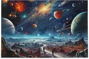 for Adults Kids S0400816 Space Galaxy Solar System NASA Jigsaw Puzzles 500 Pieces Toy Games Educational Gift vote disclose Home Decor 