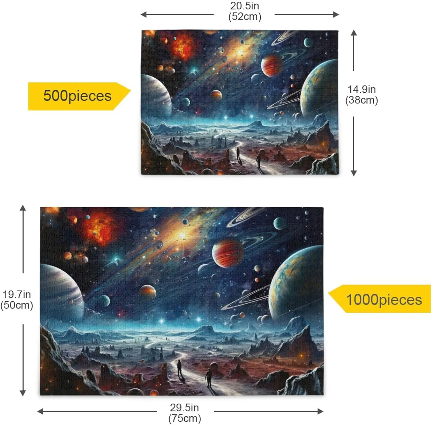 for Adults Kids S0400816 Space Galaxy Solar System NASA Jigsaw Puzzles 500 Pieces Toy Games Educational Gift vote disclose Home Decor 