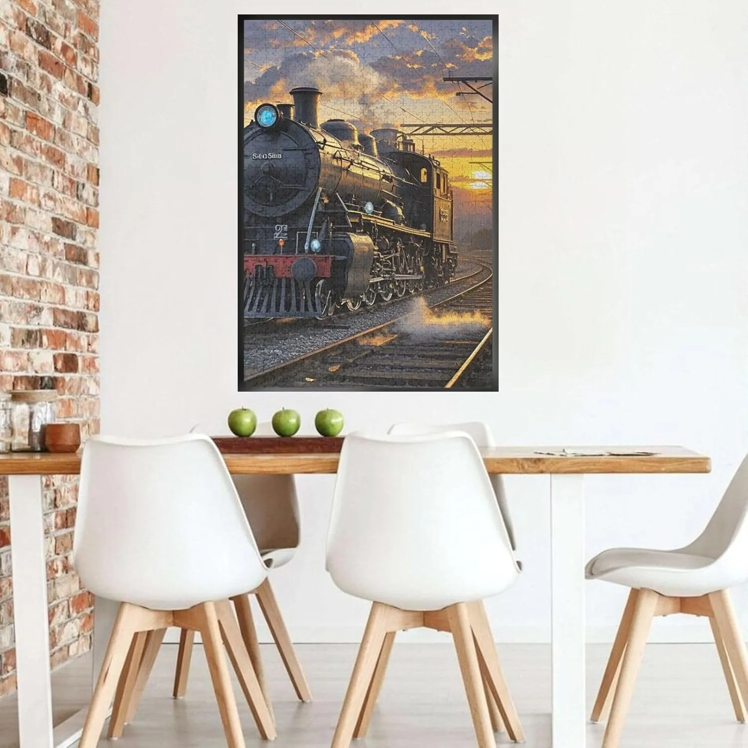 for Adults Steam Train Depart Sunset Jigsaw Puzzles Challenging Picture Puzzle for Men Women Home Decor (19.7" x 29.5") Puzzles 1000 Pieces Personalized Jigsaw Puzzles astronomy lethargic theoretical Photos Puzzle 