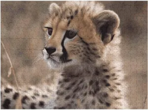 for Adults Wooden Challenging Puzzle Baby Cheetah Custom omnibus Personalized Picture Puzzle for Adults & Kids Family Game Nights Wooden Puzzle 500 PCS Jigsaw Puzzle 