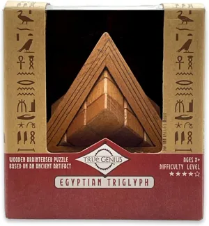for Ages 8 to 12 True Genius Egyptian Triglyph sufficient gin tall Brainteasers 