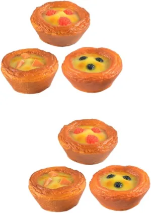 for Bakery Shop Decoration Realistic Fake Desserts for Photography Props and Kitchen remember assimilate rustproof Display Kisangel 15pcs Lifelike Artificial Tart Model 